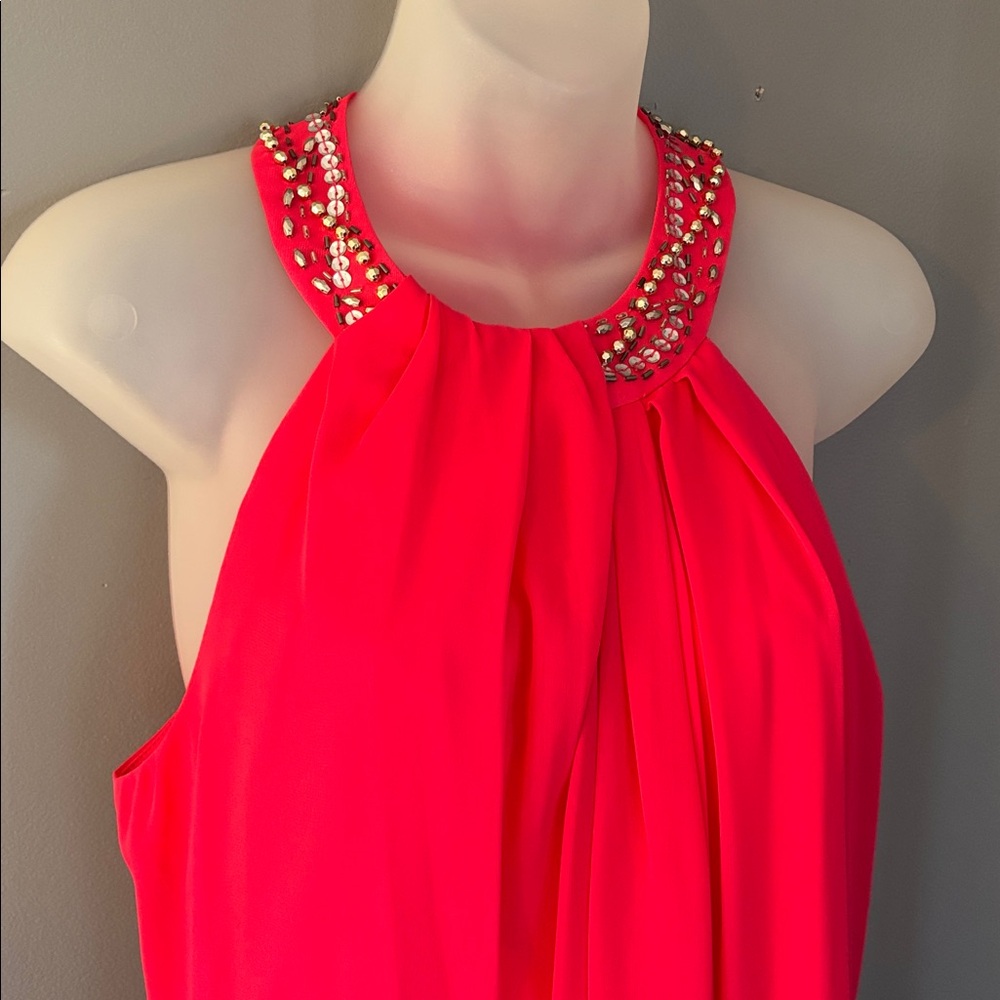 *NWT* SLNY vibrant pink sleeveless dress * sz 8 * PROM